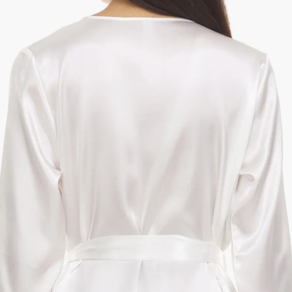 Bridal by Flora Nikrooz Satin Stella Robe 3X NWT - Picture 6 of 11